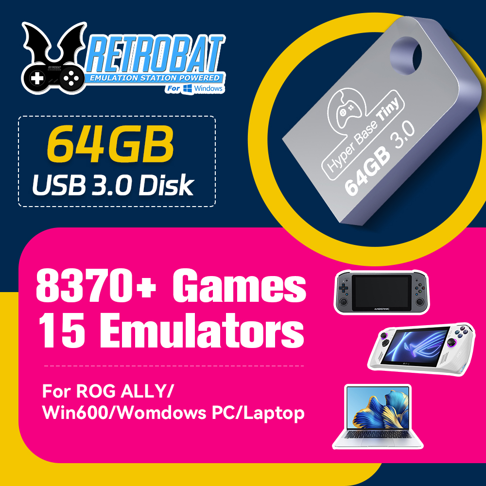 Retro Gaming N64 - JMachen, портативный USB-накопитель объемом 64 ГБ,