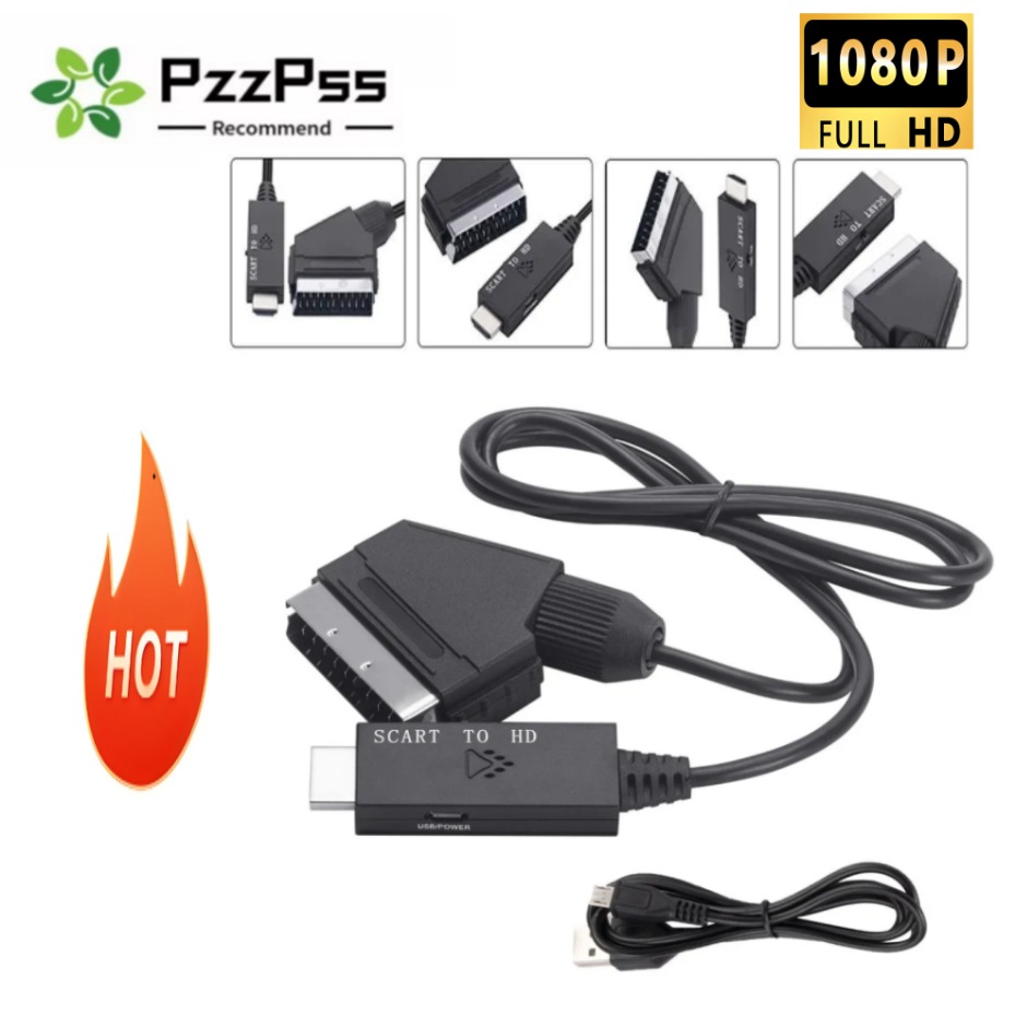 Scart To Hdmi - Адаптер-конвертер SCART в HDMI 1080P с