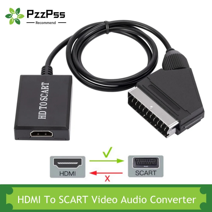 HDMI-совместимый преобразовате – обзор и цена Scart To Hdmi