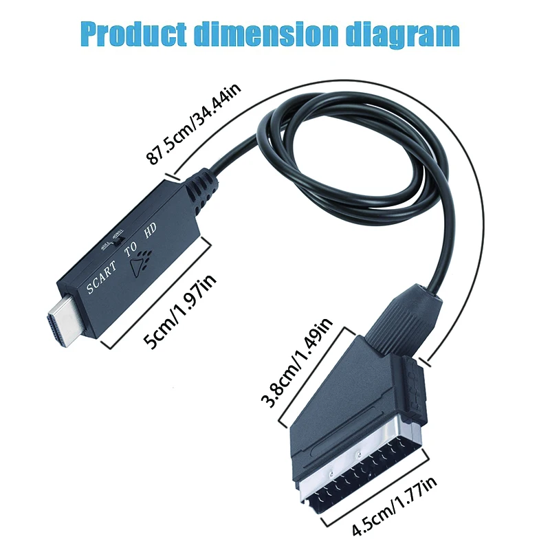 Конвертер SCART в HDMI, совмес – обзор и цена Scart To Hdmi
