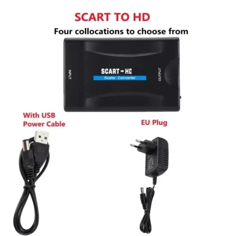 USB-адаптер для преобразования – обзор и цена Scart To Hdmi