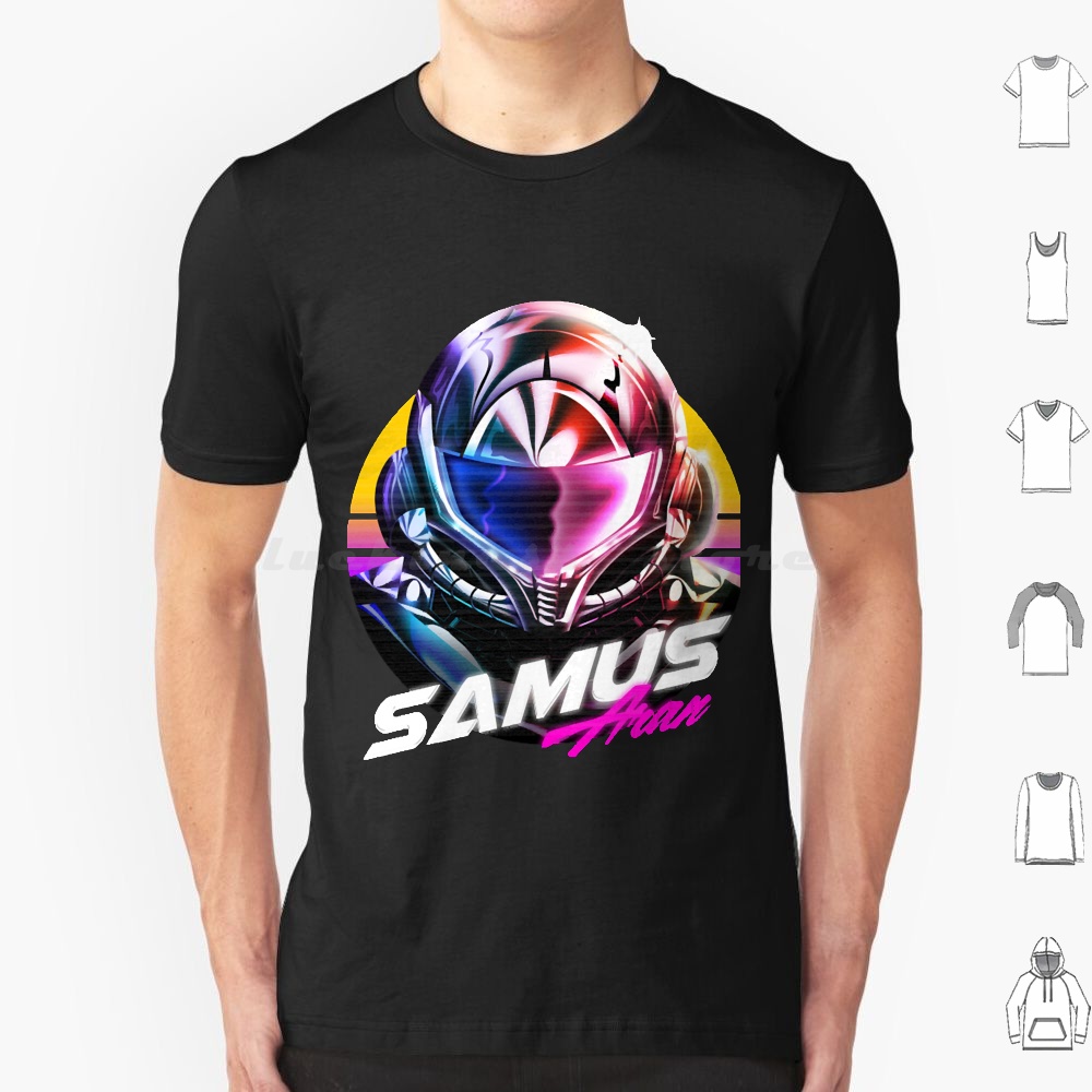 Футболка Samus Aran, размер 6X – обзор и цена Retro Gaming T Shirt