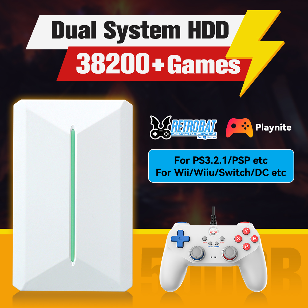 Retrobat&Playnite System HDD Р – обзор и цена Retro Gaming N64