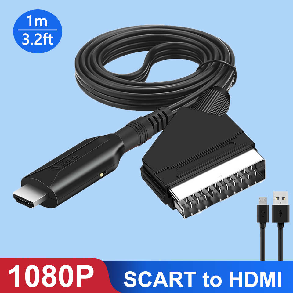 Конвертер Scart в HDMI 1080P В – обзор и цена Scart To Hdmi